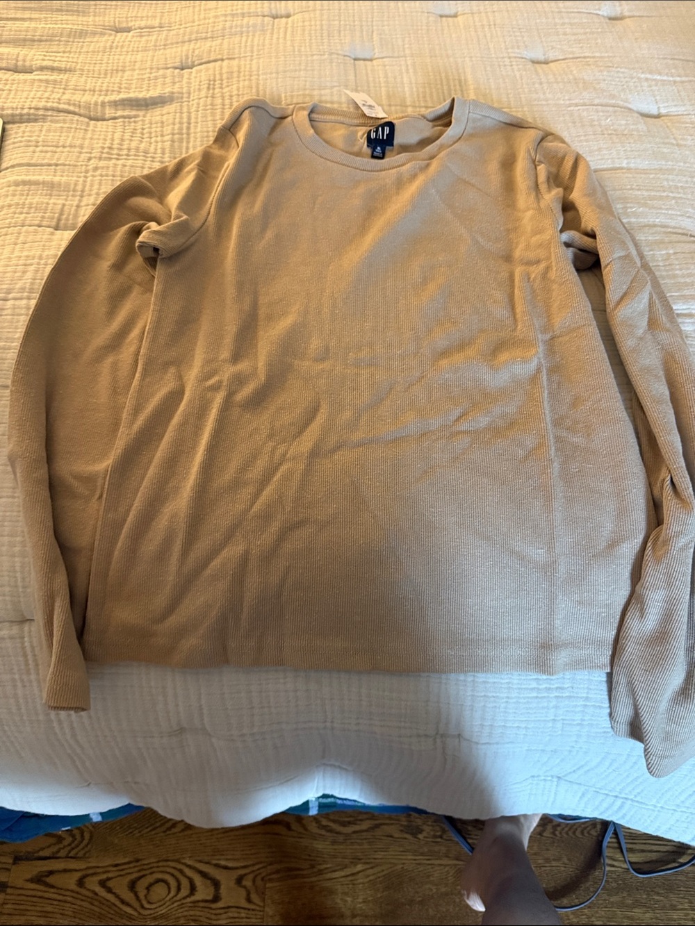 NWT GAP Women’s Crewneck shirt in Light Beige Size XL TALL